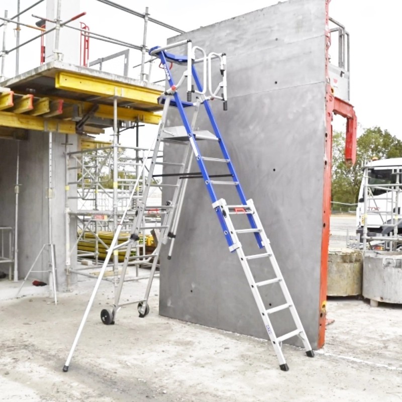 Solution mobile pour travaux de maintenance multi-hauteurs
