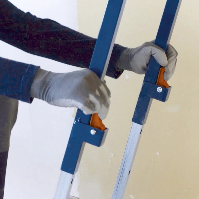 Plateforme individuelle roulante facile à déplacer sur chantier