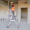 Plateforme mobile aluminium pour interventions à faible hauteur