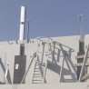 Plateforme d'accès sécurisée pour pose et bétonnage de prémurs