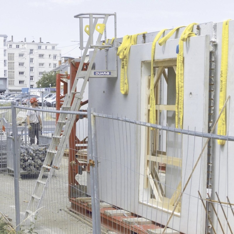 Structure aluminium soudée pour interventions sur prémurs