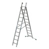 Vue générale de l'échelle transformable PRIMA en position double