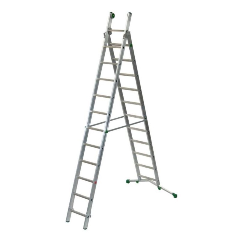 Échelle PRIMA transformable 2 plans en aluminium professionnel