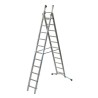 Échelle PRIMA transformable 2 plans en aluminium professionnel