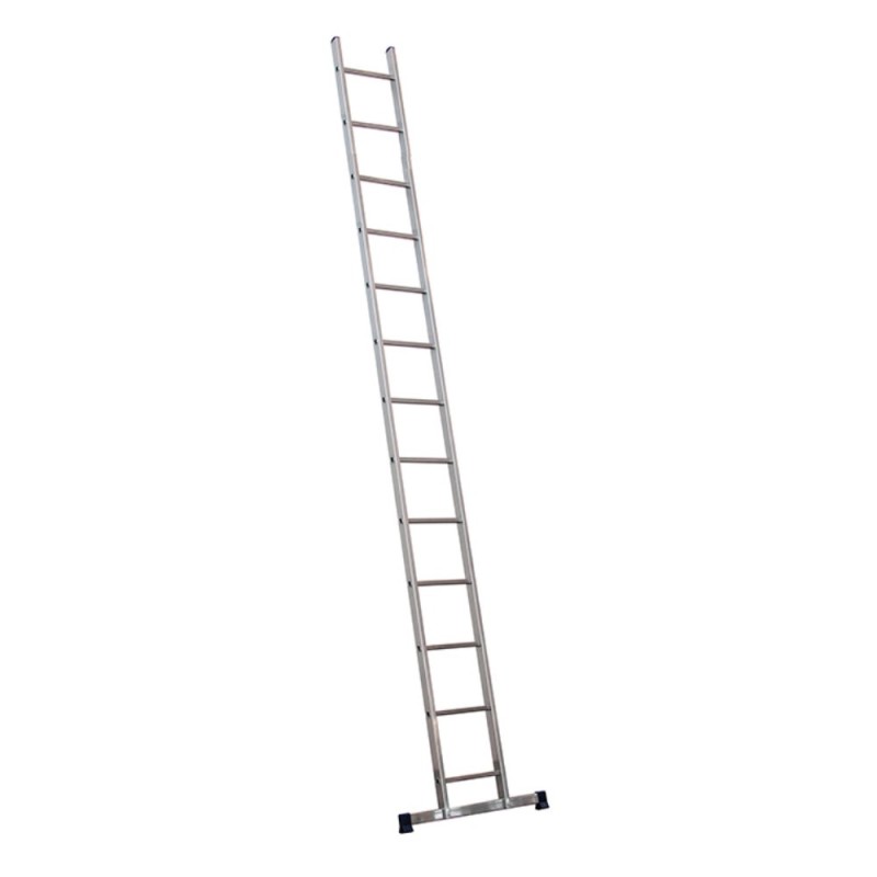 Échelle aluminium monobloc avec échelons antidérapants