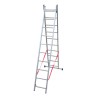Échelle STILO transformable 2 plans en aluminium professionnel