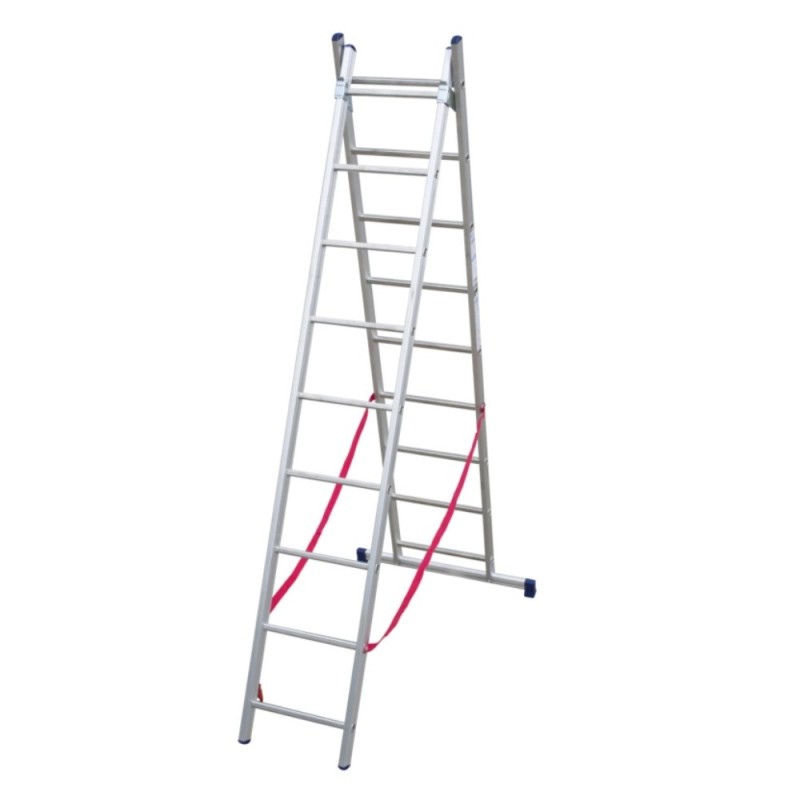 Vue générale de l'échelle transformable STILO en position escabeau