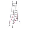 Vue générale de l'échelle transformable STILO en position escabeau