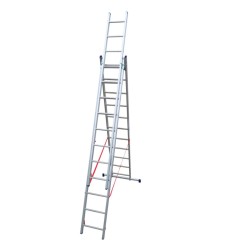 Échelle PRIMA transformable 3 plans en aluminium professionnel
