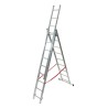 Vue de face de l'échelle PRIMA avec stabilisateur en V inversé
