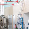 Échelle aluminium 2 plans pour travaux en hauteur et maintenance
