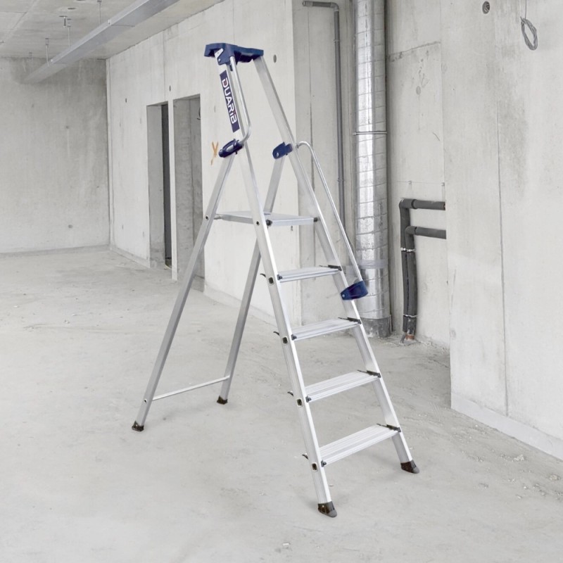Vue générale de l'escabeau X-STEP déployé