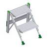 Marchepied aluminium double face pour travaux de maintenance