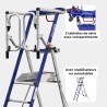 2 tablettes outils, avec stabilisateurs ou autostables
