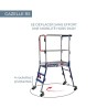 Gazelle RS : une mobilité hors pair grâce à 4 roulettes pivotantes