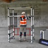 Montage facile et en sécurité depuis le sol par un seul opérateur.