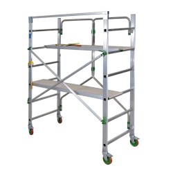 échafaudage professionnel pliable en aluminium