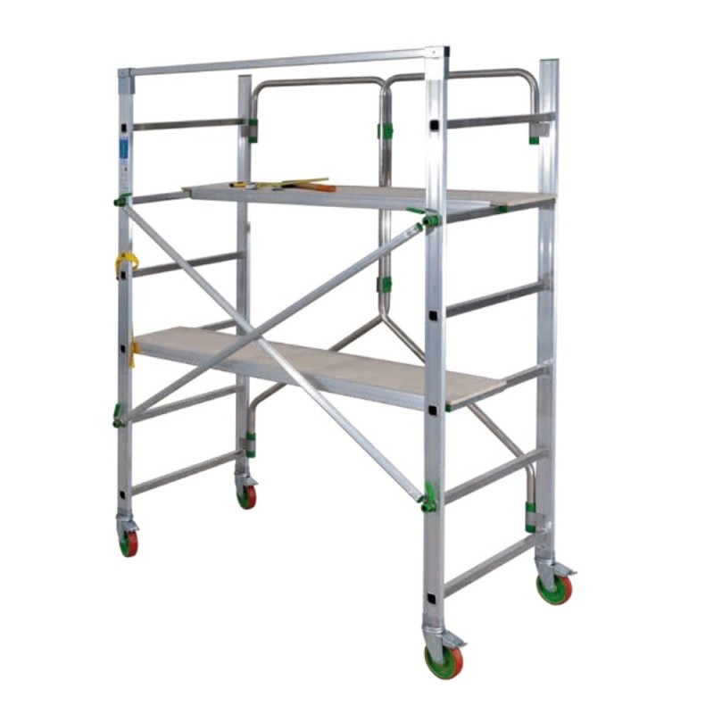 échafaudage professionnel pliable en aluminium