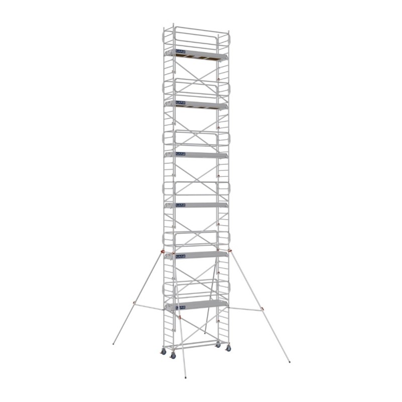 Échafaudage roulant aluminium Duarib avec plateforme de travail