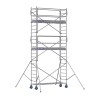 Échafaudage aluminium roulant pour professionnels du bâtiment Duarib