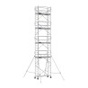 Échafaudage roulant compact Duarib pour travaux en hauteur