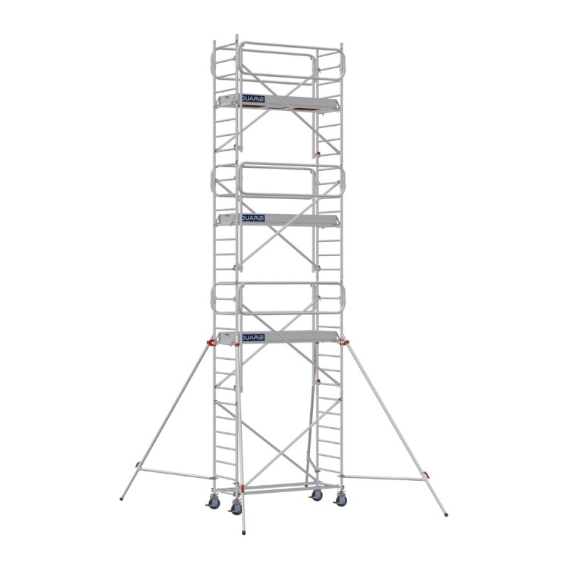 Échafaudage mobile aluminium Duarib Docker 85 vu de face