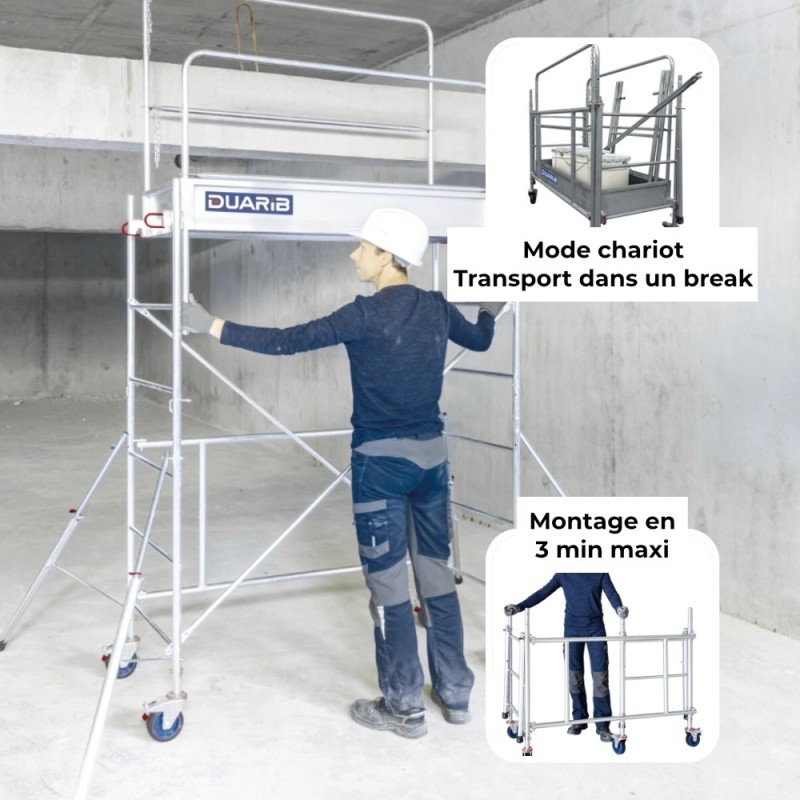 Mode chariot et transport dans un break