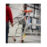 Transport facilité grâce aux roues basculantes