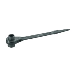 Clé à cliquet deux tailles : 19 mm et 22 mm
