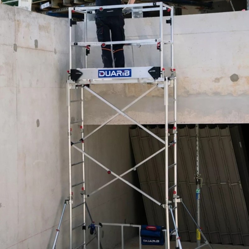 Jusqu'à 4,75 m de hauteur de travail.