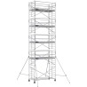 Échafaudage roulant aluminium Docker 150 295 Garde-corps, Monobloc EXMDS - Hauteur plancher 9,90m