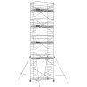 Échafaudage roulant aluminium Docker 150 Lisses et sous-lisses longueur 2.54 m - Hauteur plancher 8,90 m