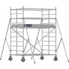 Échafaudage roulant aluminium Docker 150 205 Garde-corps, Lisses - Hauteur plancher 1,90m