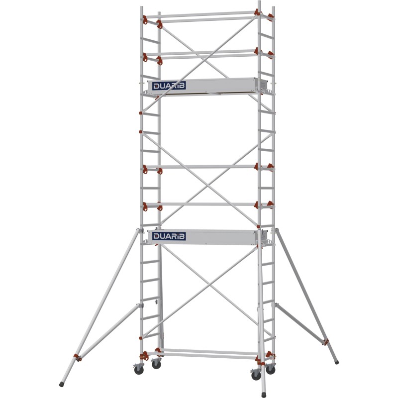 Échafaudage roulant AL165 base standard - Hauteur plancher 3,80m