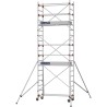 Échafaudage roulant AL165 base standard - Hauteur plancher 3,80m