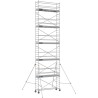 Échafaudage roulant aluminium Docker 85 295 Garde-corps, Lisses - Hauteur plancher 9,90m