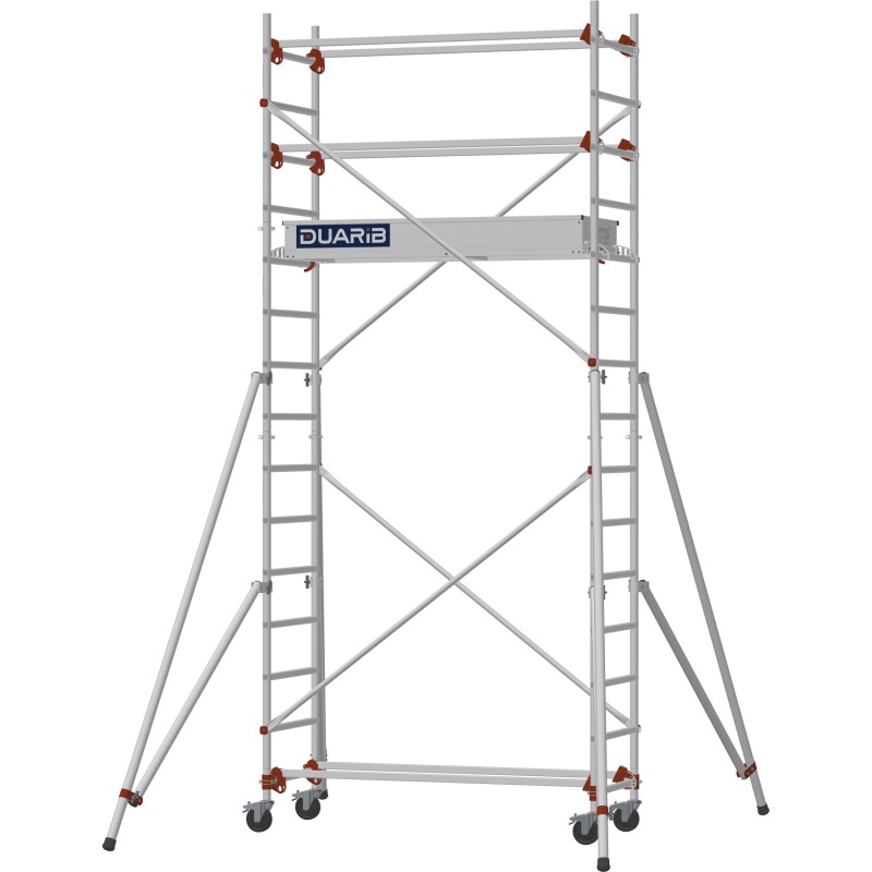 Échafaudage roulant AL165 base standard - Hauteur plancher 2,80m