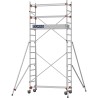 Échafaudage roulant AL165 base standard - Hauteur plancher 2,80m