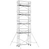 Échafaudage roulant aluminium Docker 85 295 Garde-corps Monobloc EXMDS - Hauteur plancher 8,90m
