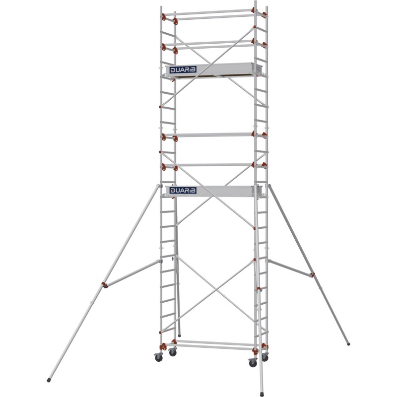 Échafaudage roulant AL165 base standard - Hauteur plancher 4,80m