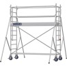 Échafaudage roulant aluminium Docker 85 254 Garde-corps Monobloc EXMDS - Hauteur plancher 1,90m