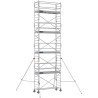 Échafaudage roulant aluminium Docker 85 254 Garde-corps Monobloc EXMDS - Hauteur plancher 7,90m