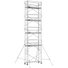 Échafaudage roulant aluminium Docker 85 254 Garde-corps Monobloc EXMDS - Hauteur plancher 8,90m
