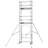 Échafaudage roulant AL165 base pliante - Hauteur plancher 4,80m