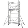Échafaudage roulant aluminium Docker Mini Hauteur plancher 2,10 m