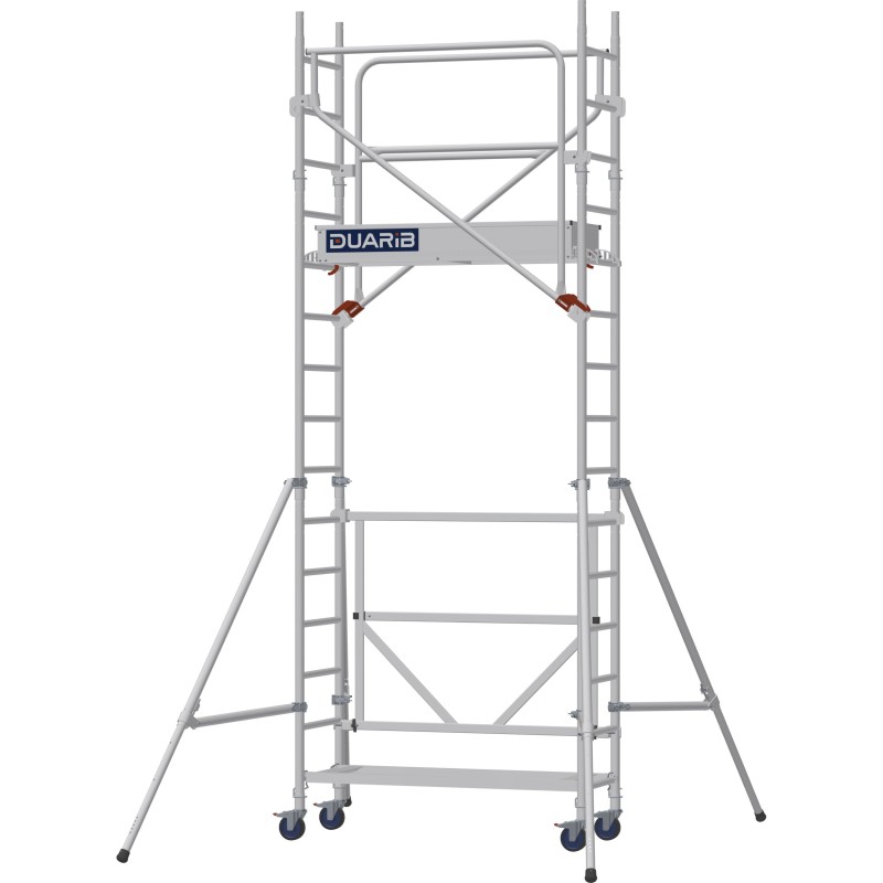 Échafaudage roulant aluminium Docker Mini Hauteur plancher 2,80 m