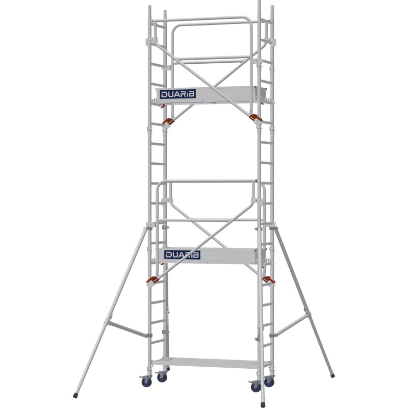 Échafaudage roulant aluminium Docker Mini Hauteur plancher 3,60 m