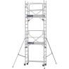 Échafaudage roulant aluminium Docker Mini Hauteur plancher 3,60 m
