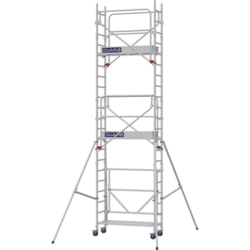 Échafaudage roulant aluminium Docker Mini Hauteur plancher 4,30 m
