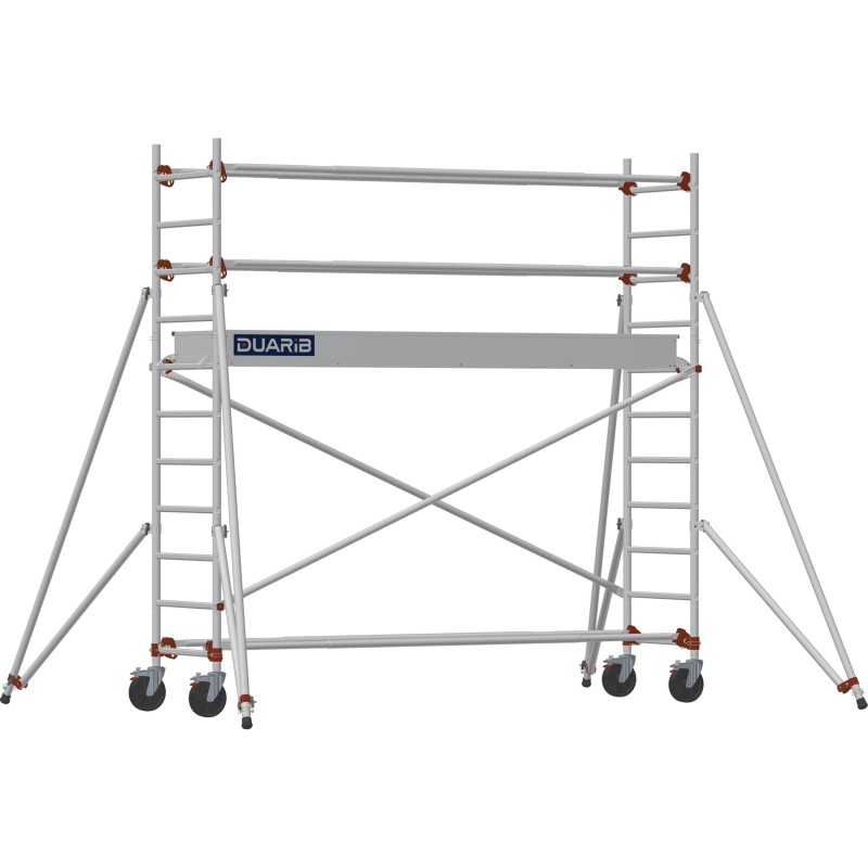 Échafaudage roulant AL300 base standard - Hauteur plancher 1,90m